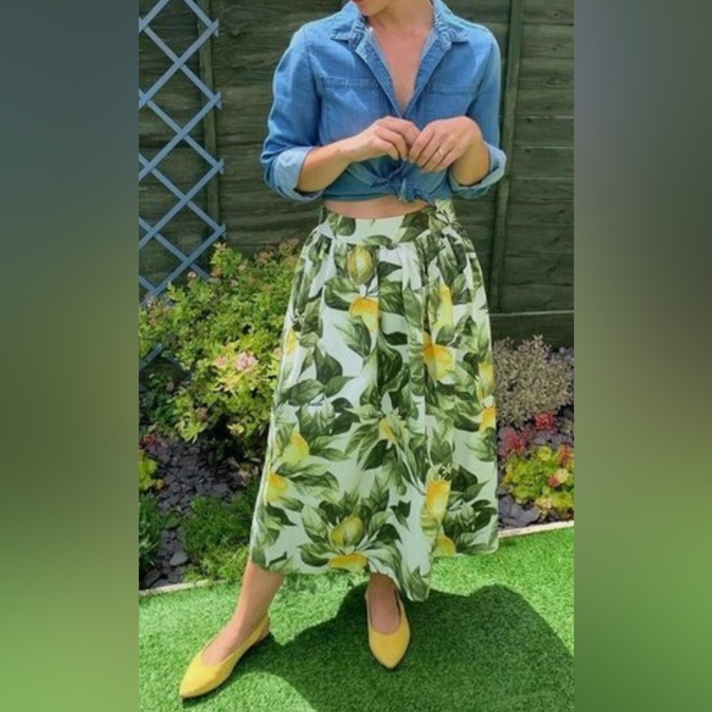 Summer midi skirt